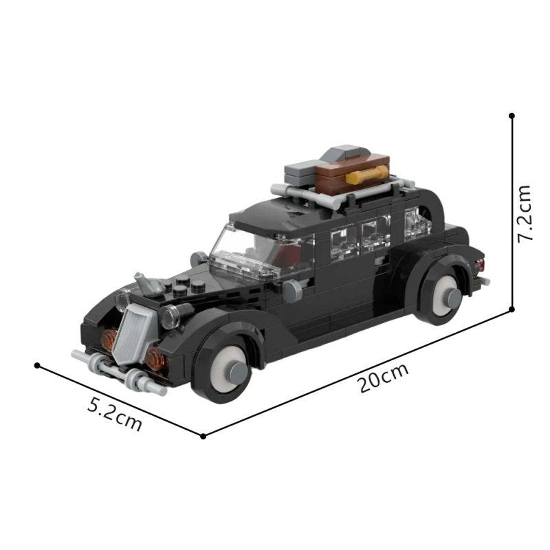 Spooky Mansion Cartoon Brick Car Building Kit | LEGO-Compatible MOC Vehicle - 3