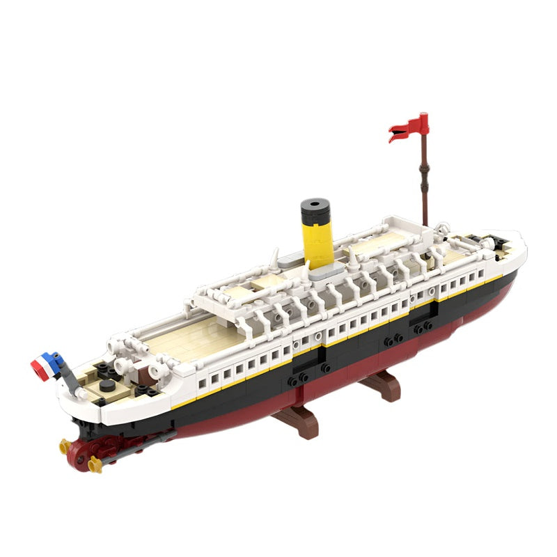 SS Nomadic Historic Ship MOC Building Kit | 816 Piece Display Model Set - 1
