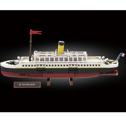 SS Nomadic Historic Ship MOC Building Kit | 816 Piece Display Model Set - 3