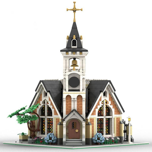 St. Joseph's Memorial Church Building Kit | LEGO-Compatible MOC - 1