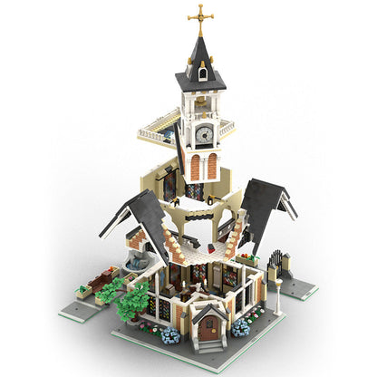 St. Joseph's Memorial Church Building Kit | LEGO-Compatible MOC - 2