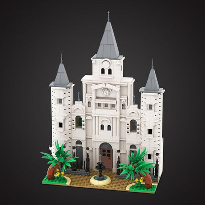 St. Louis Cathedral MOC Architecture Building Kit | Historic Church Model - 2