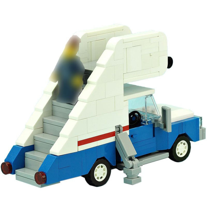 Stairs Truck MOC Building Kit | Utility Vehicle Engineering Model - 3