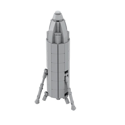Starhopper MOC Rocket Building Kit | Futuristic Spacecraft Display Model - 2