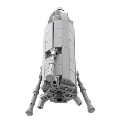 Starhopper MOC Rocket Building Kit | Futuristic Spacecraft Display Model - 5