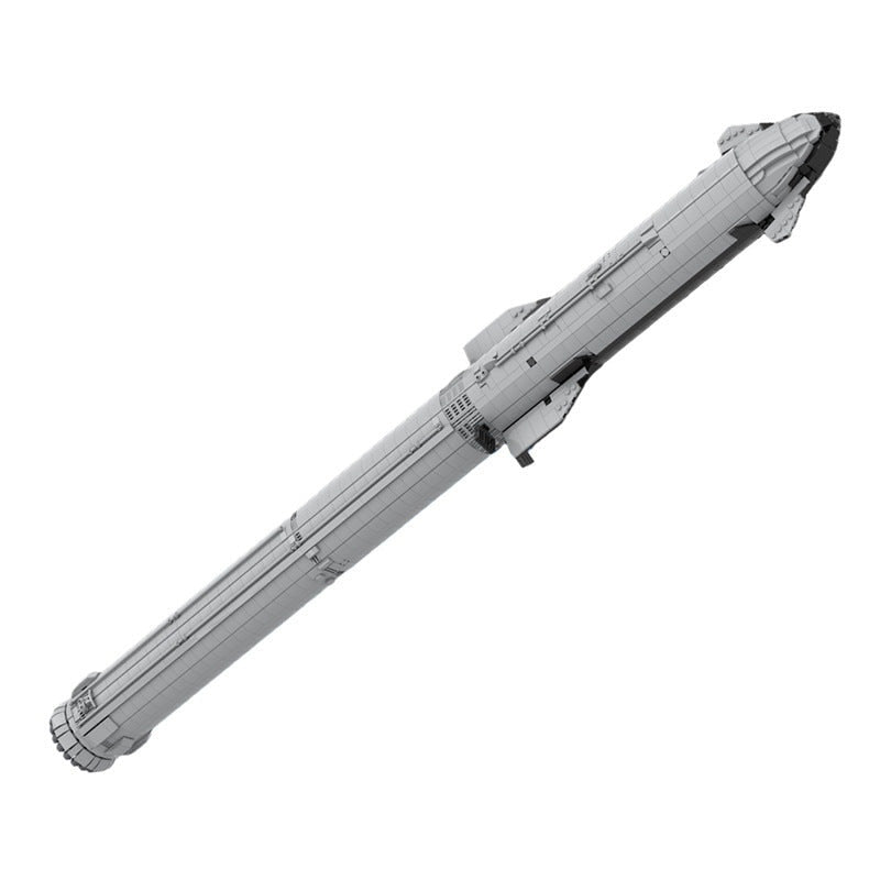 Starship Heavy Rocket MOC Building Kit | Futuristic Space Launch Model - 1