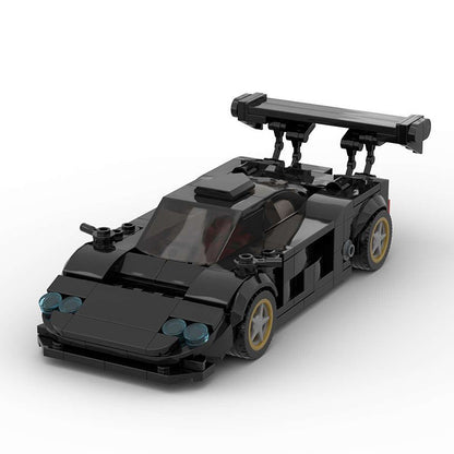 Stealth 787B Prototype Racing Car Building Kit | LEGO-Compatible MOC - 1
