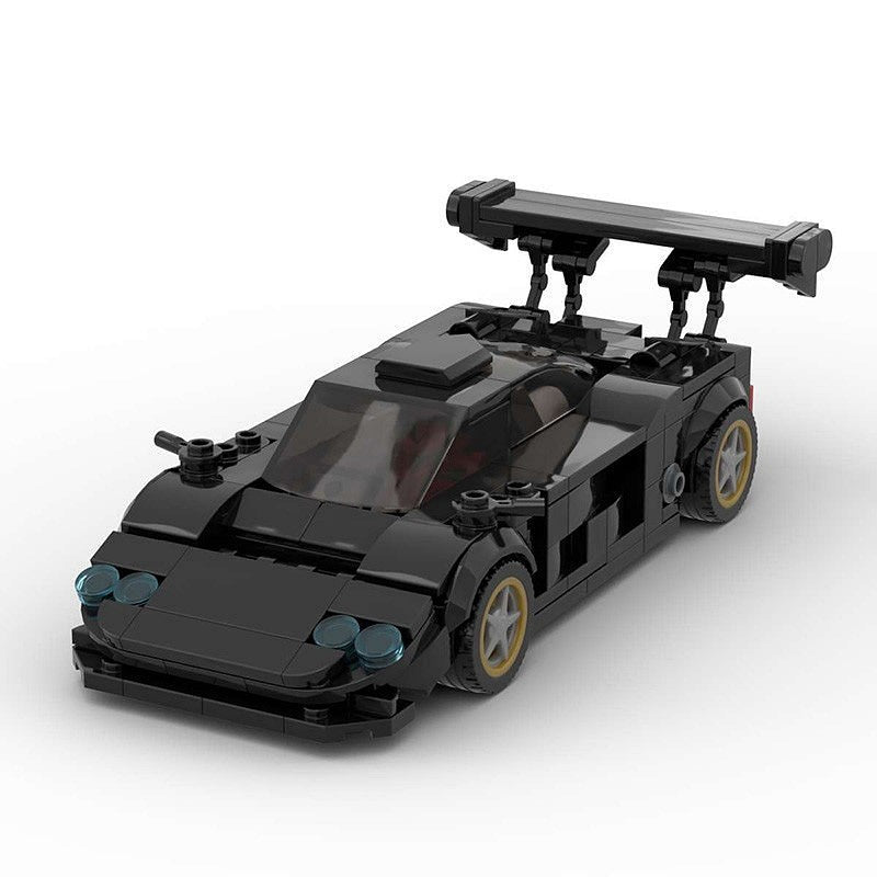 Stealth 787B Prototype Racing Car MOC Building Kit | Racing Vehicle Model - 1