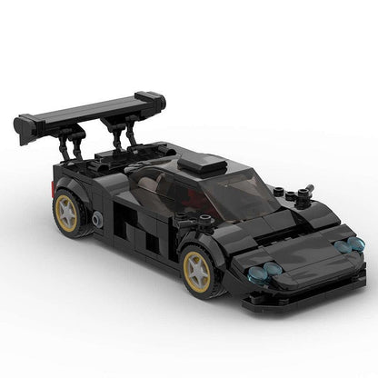 Stealth 787B Prototype Racing Car MOC Building Kit | Racing Vehicle Model - 3