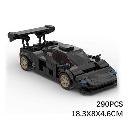 Stealth 787B Prototype Racing Car MOC Building Kit | Racing Vehicle Model - 5