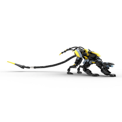 Stealth Hunter Robot Beast Stalker Mech Building Kit | LEGO-Compatible MOC - 2