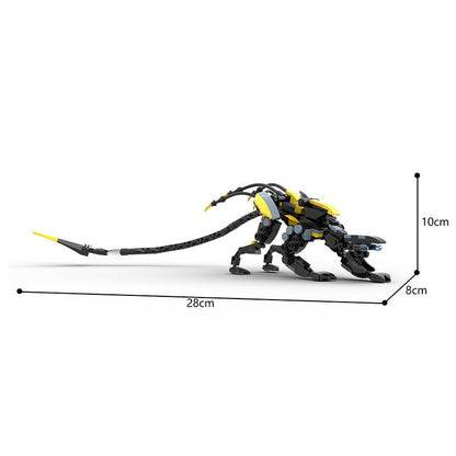 Stealth Hunter Robot Beast Stalker Mech Building Kit | LEGO-Compatible MOC - 4
