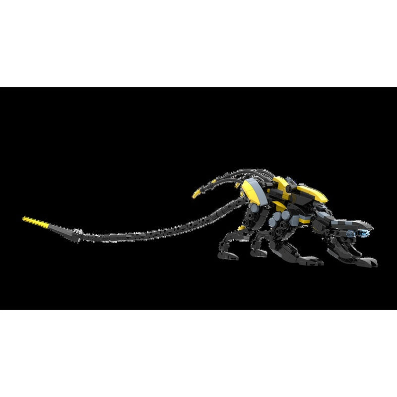 Stealth Hunter Robot Beast Stalker Mech Building Kit | LEGO-Compatible MOC - 5