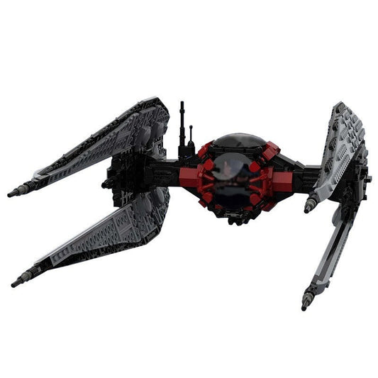 Stealth Twin-Ion Interceptor MOC Starfighter Building Kit | Spaceship - 1