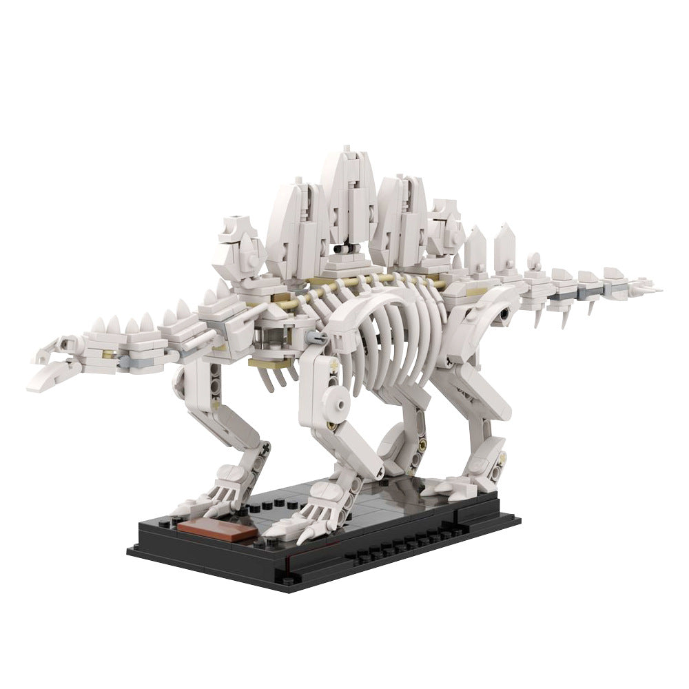 Stegosaurus Fossil Building Kit | LEGO-Compatible MOC - 3