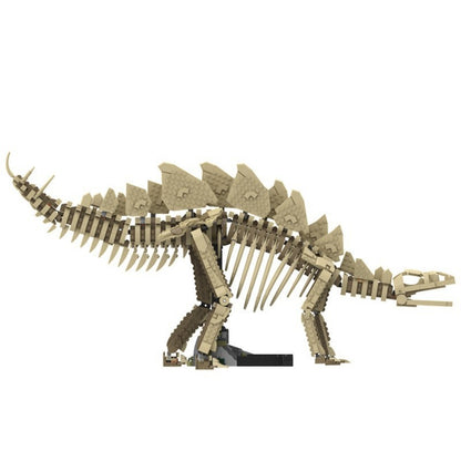 Stegosaurus Fossil MOC Building Kit | Dinosaur Skeleton Display Model - 5