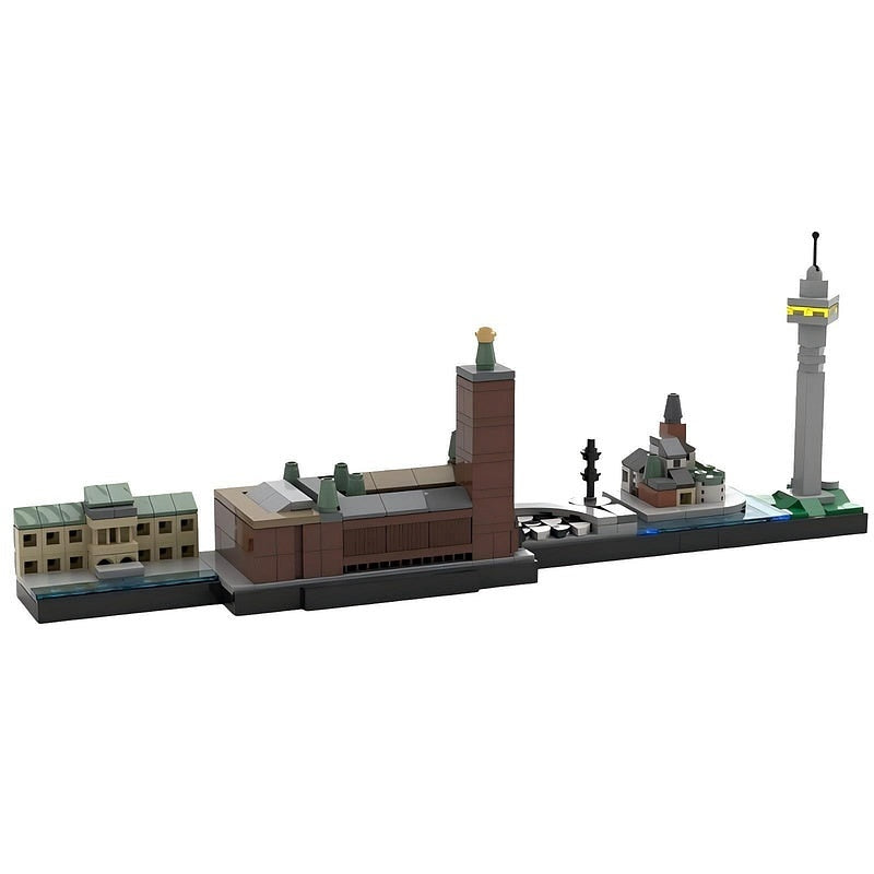 Stockholm City Skyline MOC Architecture Building Kit - 2