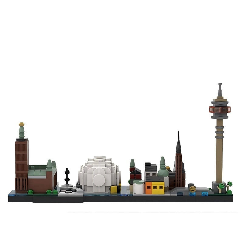 Stockholm City Skyline MOC Architecture Building Kit - 3