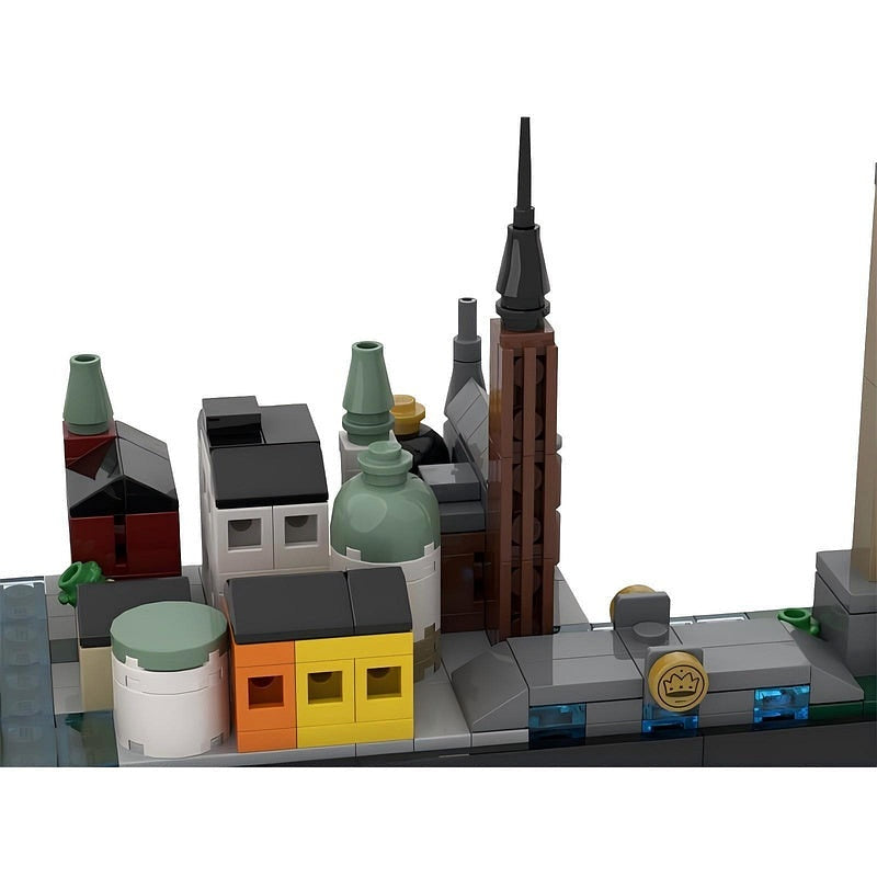Stockholm City Skyline MOC Architecture Building Kit - 5