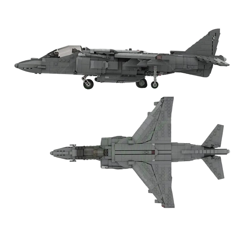 AV-8B V/STOL Attack Jet 1:35 MOC Building Kit - 3