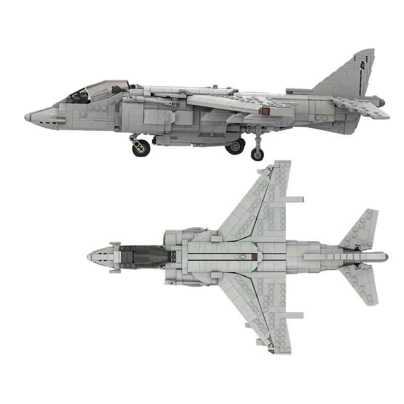 AV-8B V/STOL Attack Jet 1:35 MOC Building Kit - 5