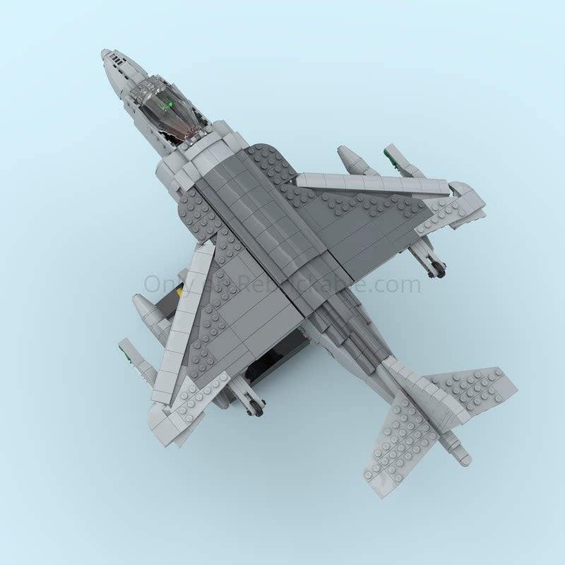 AV-8B V/STOL Attack Jet MOC Building Kit - 3