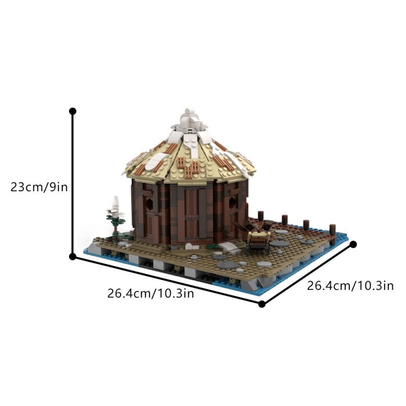 Storage Hut Building Kit | Viking Village Expansion | LEGO-Compatible MOC - 4