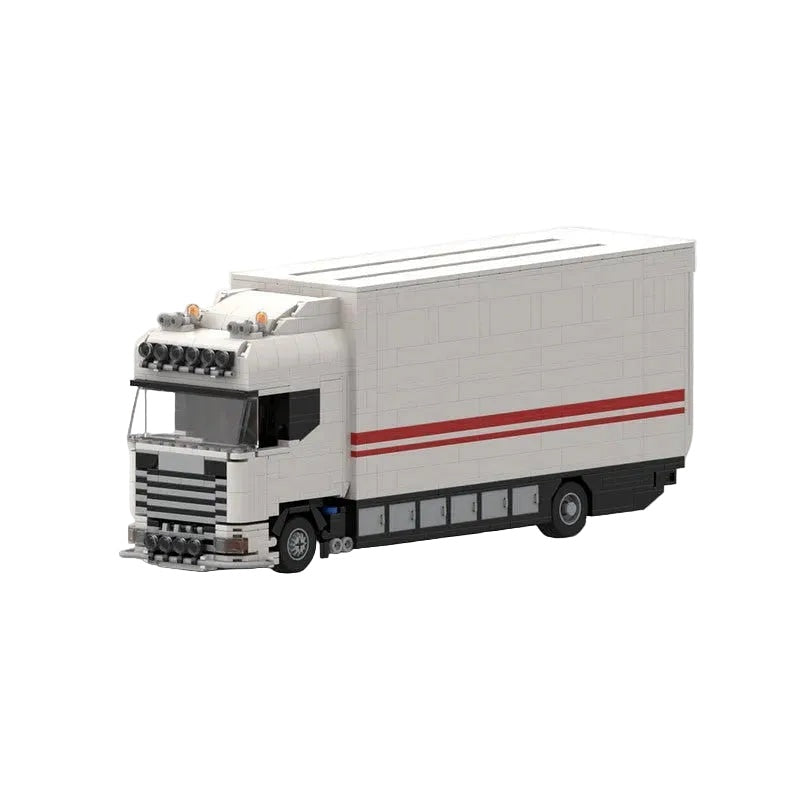 Streamline R730 Car Transporter MOC Building Kit | Cargo Truck Model - 1