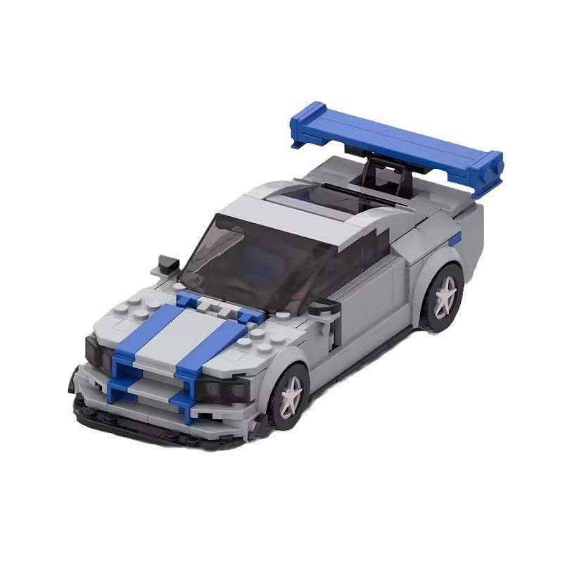 Street Racing R34 Tuner Car MOC Building Kit - 10