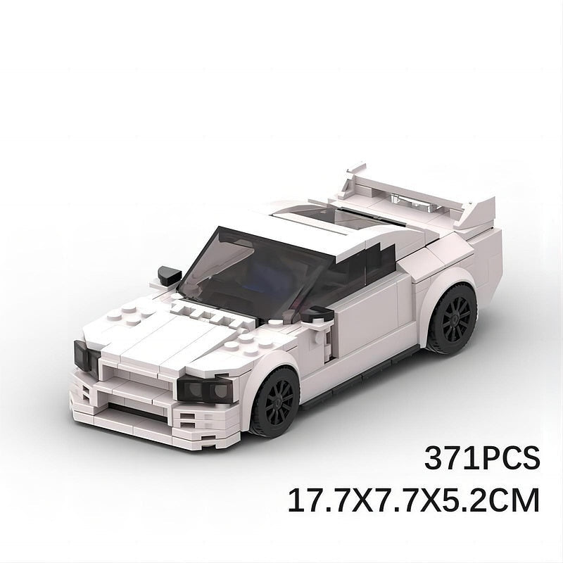 Street Racing R34 Tuner Car MOC Building Kit - 12