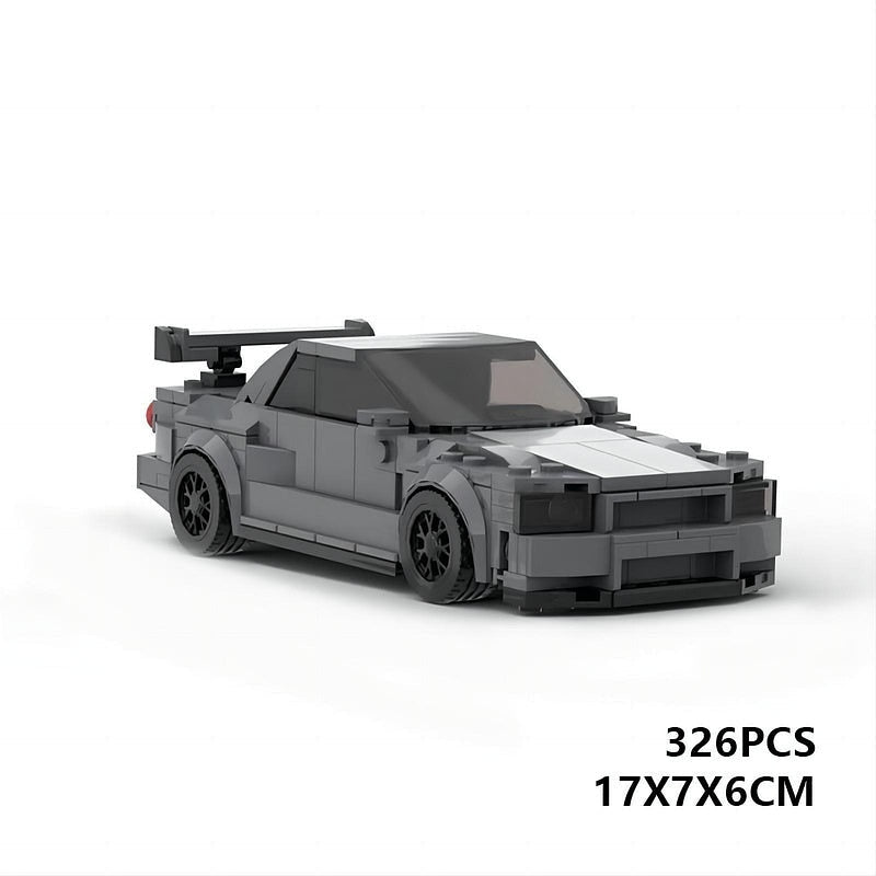 Street Racing R34 Tuner Car MOC Building Kit - 3