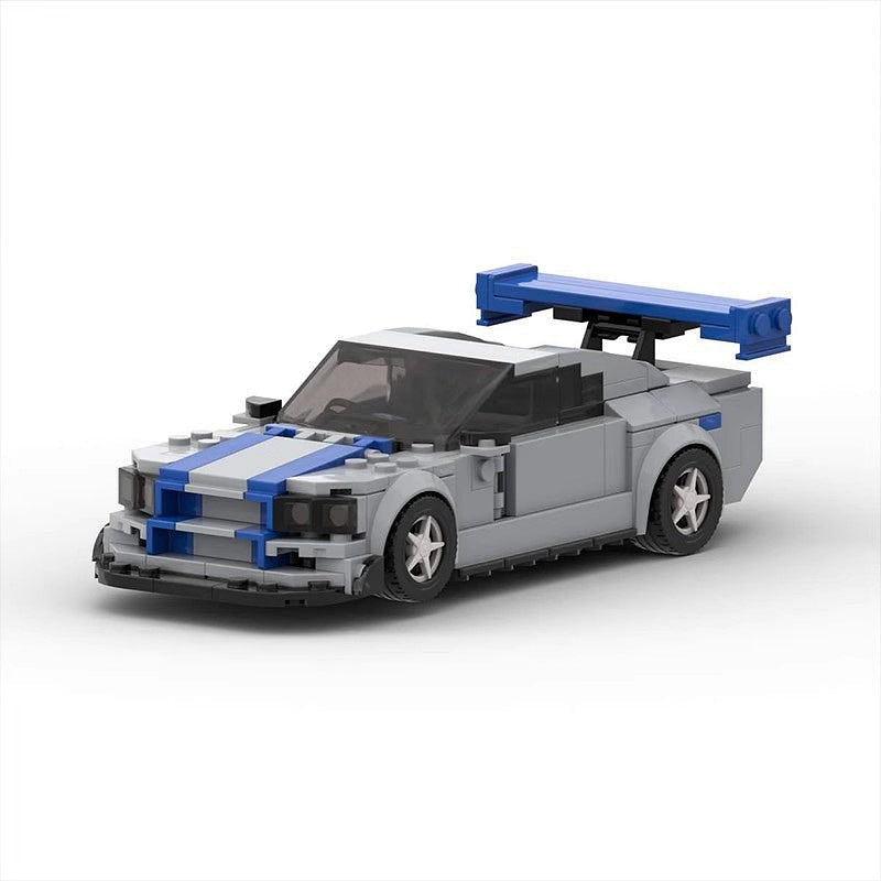 Street Racing R34 Tuner Car MOC Building Kit - 4