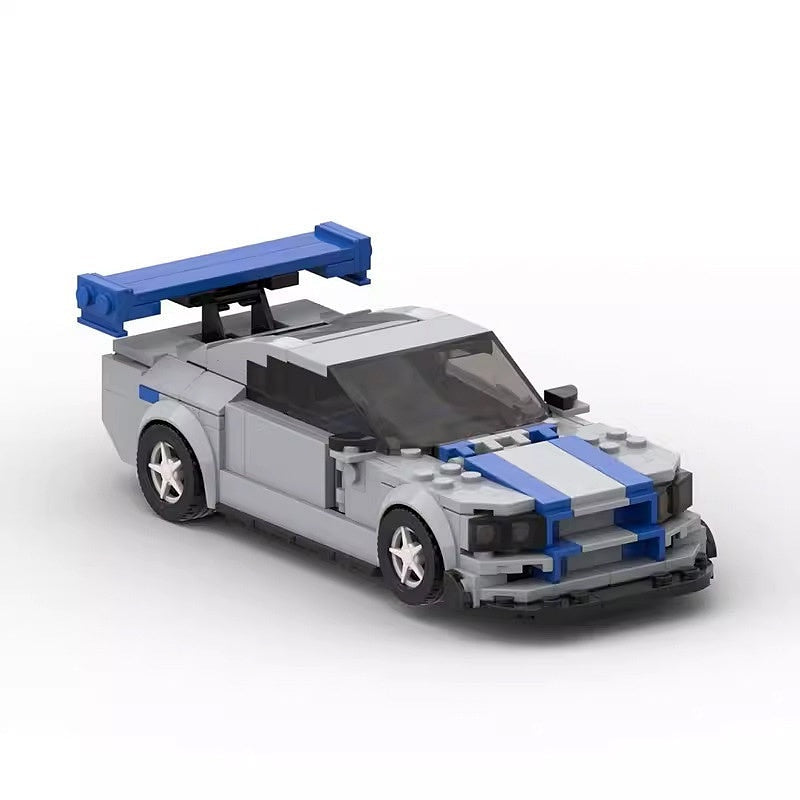 Street Racing R34 Tuner Car MOC Building Kit - 8