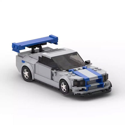 Street Racing R34 Tuner Car MOC Building Kit - 8