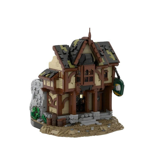 Strider Tavern Scene MOC Building Kit | Fantasy Cinematic Diorama Model - 6
