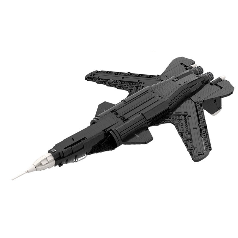 Su-47 Berkut MOC Building Kit | Forward Swept Fighter Jet Model - 1
