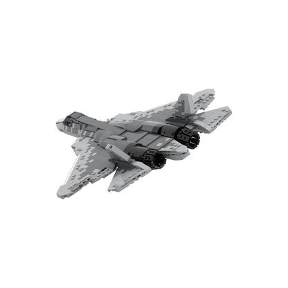 Su-57 Felon Stealth Fighter Jet MOC Building Kit - 6