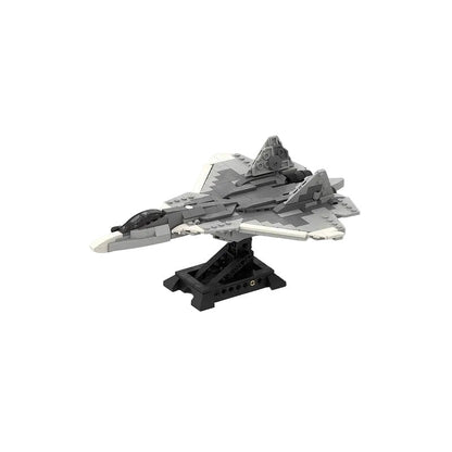 SU-57 Stealth Fighter MOC Building Kit | 1:70 Scale Military Aircraft - 1