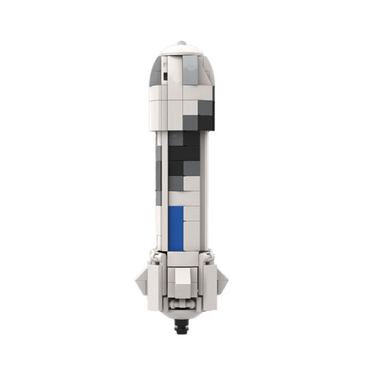 Suborbital New Shepard Space Rocket Building Kit | 1:110 Scale | LEGO-Compatible MOC - 1