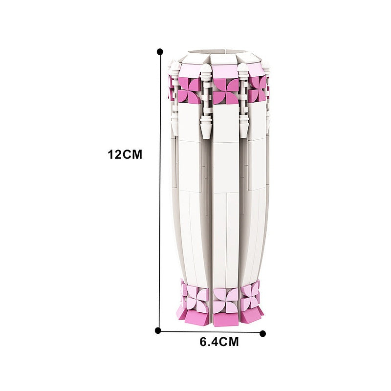 Sunflower Vase MOC Building Kit | Botanical Flower Display Model - 7