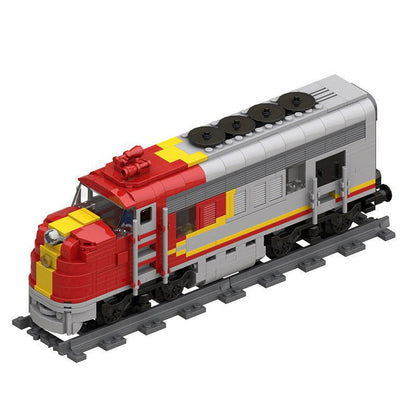 Super Chief RC Train MOC Building Kit | Motorized Train Display Model - 1