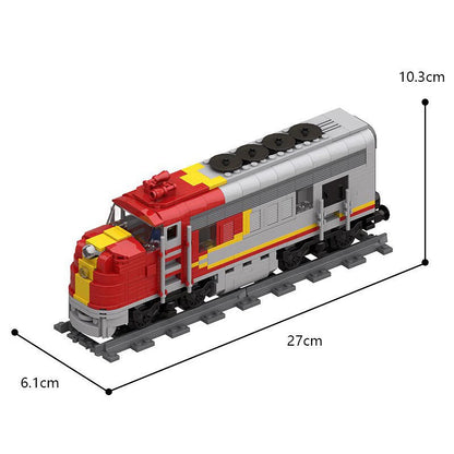 Super Chief RC Train MOC Building Kit | Motorized Train Display Model - 6