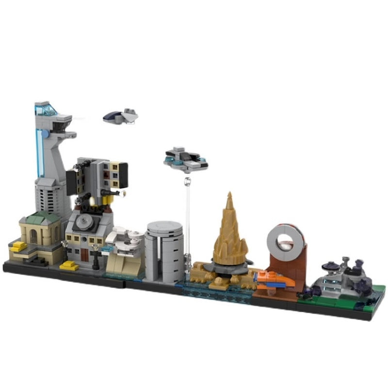 Superhero Alliance City Skyline Architecture Building Kit | LEGO-Compatible MOC - 3