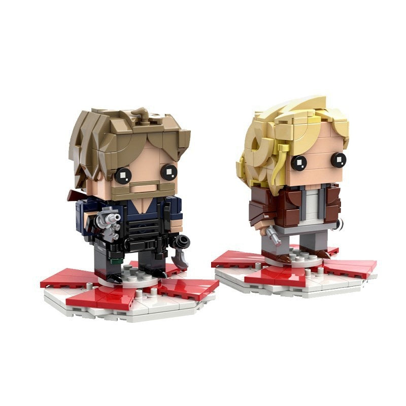 Survival Duo Cube Character MOC Building Kit | Horror Figure Models - 4