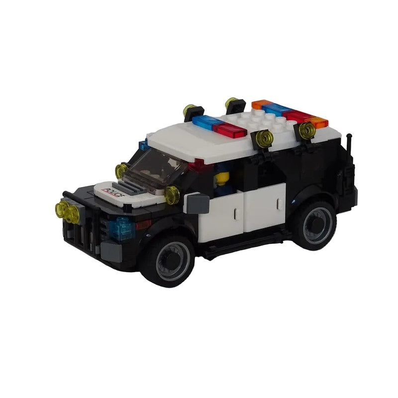 SWAT Tactical Police SUV MOC Building Kit | Special Operations Vehicle - 2