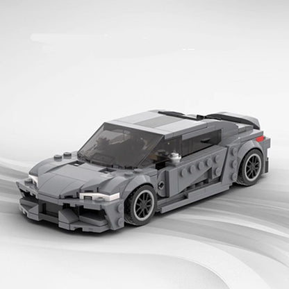 Swedish 4-Seater Hyper GT Hybrid Sports Car Building Kit | LEGO-Compatible MOC - 1