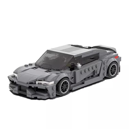 Swedish 4-Seater Hyper GT Hybrid Sports Car Building Kit | LEGO-Compatible MOC - 2