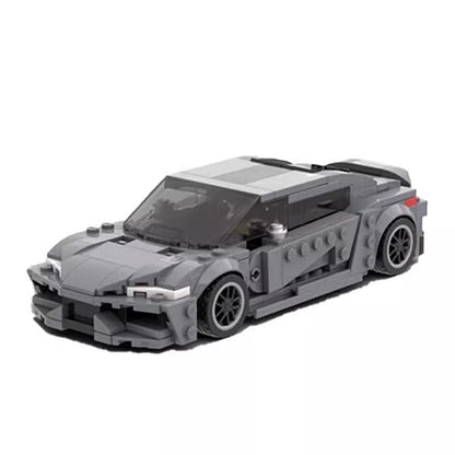 Swedish 4-Seater Hyper GT Hybrid Sports Car MOC Building Kit - 3