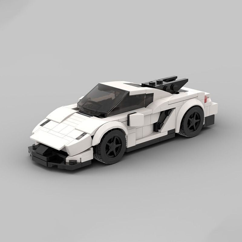 Swedish Extreme Velocity Hypercar MOC Building Kit | 6 Studs Supercar Model - 2