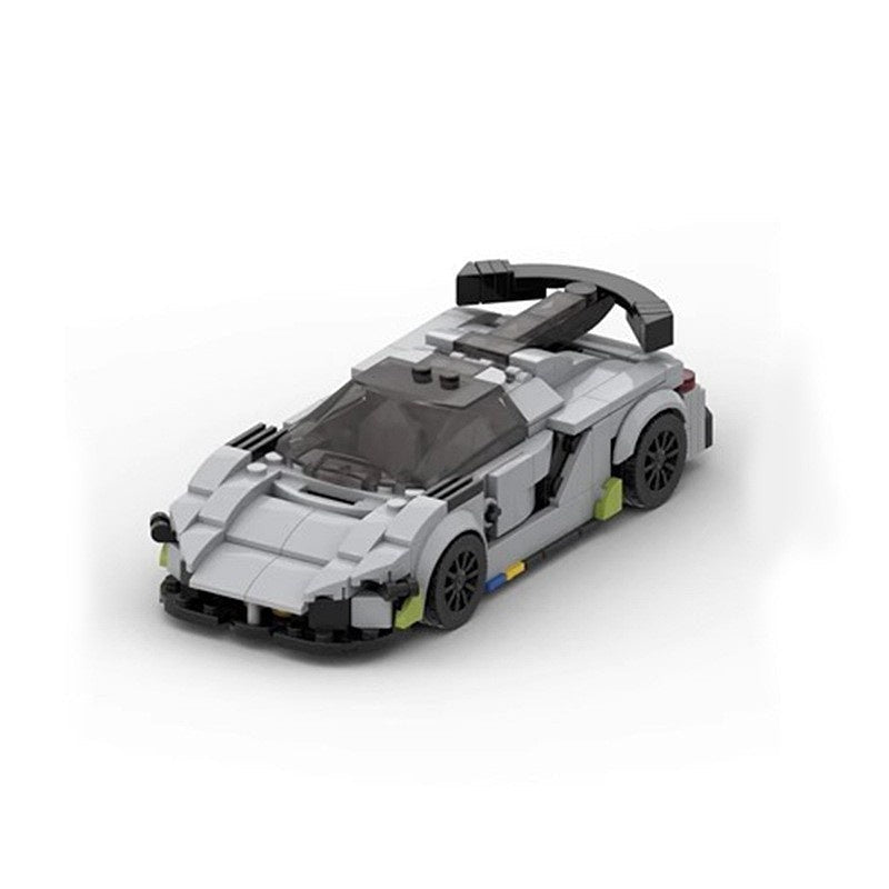 Swedish Hypercar Dihedral Doors MOC Building Kit | Supercar Vehicle Model - 1